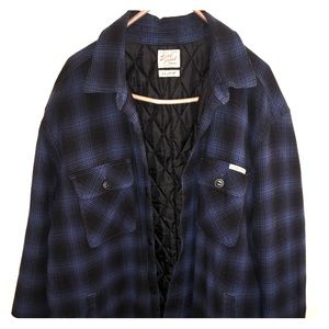 Vintage Lucky Brand Quilted Flannel Jacket